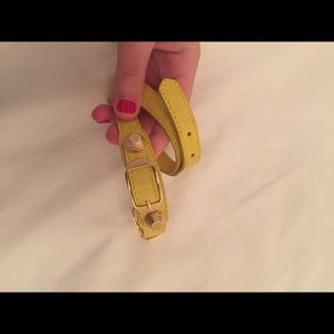 Balenciaga Leather Arena Giant Wrap Bracelet